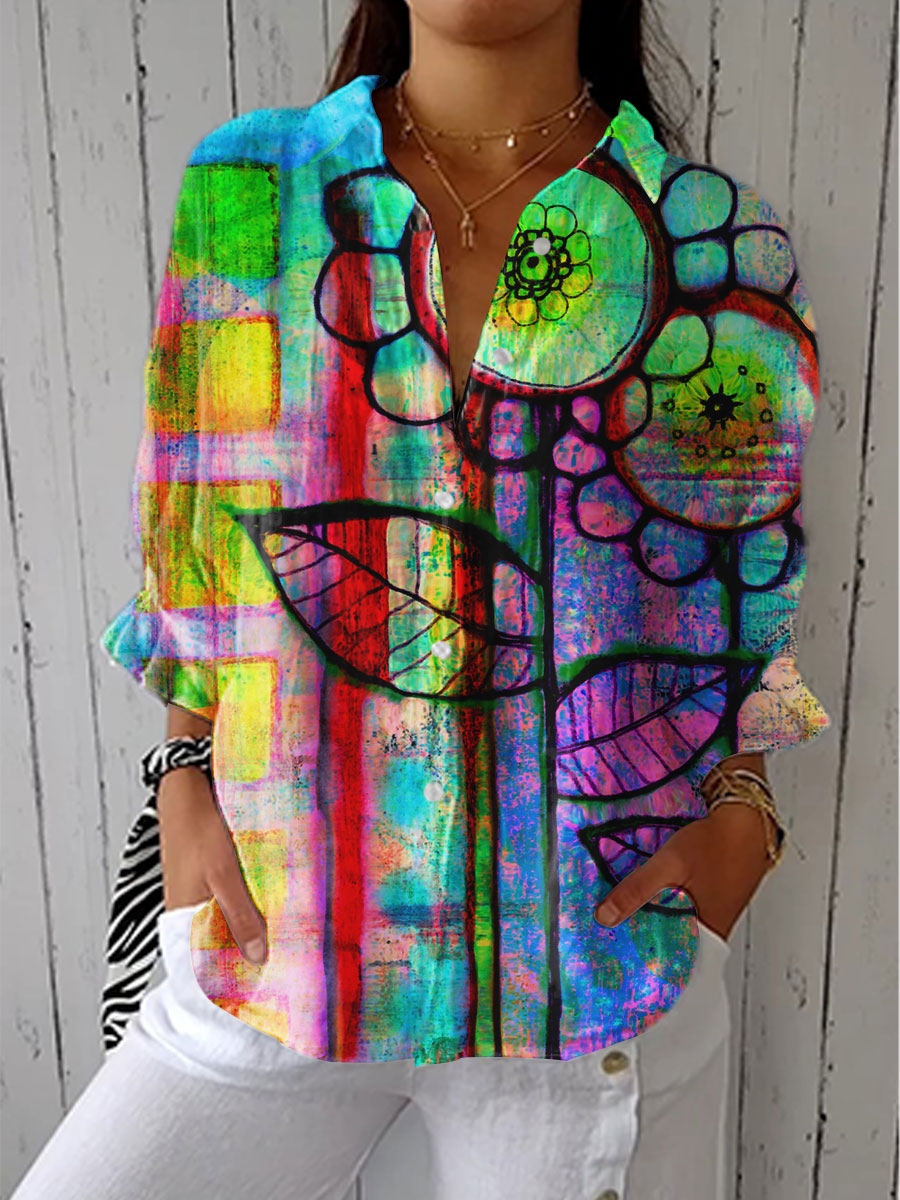 Talbot™ | Artistic Bloom Blouse