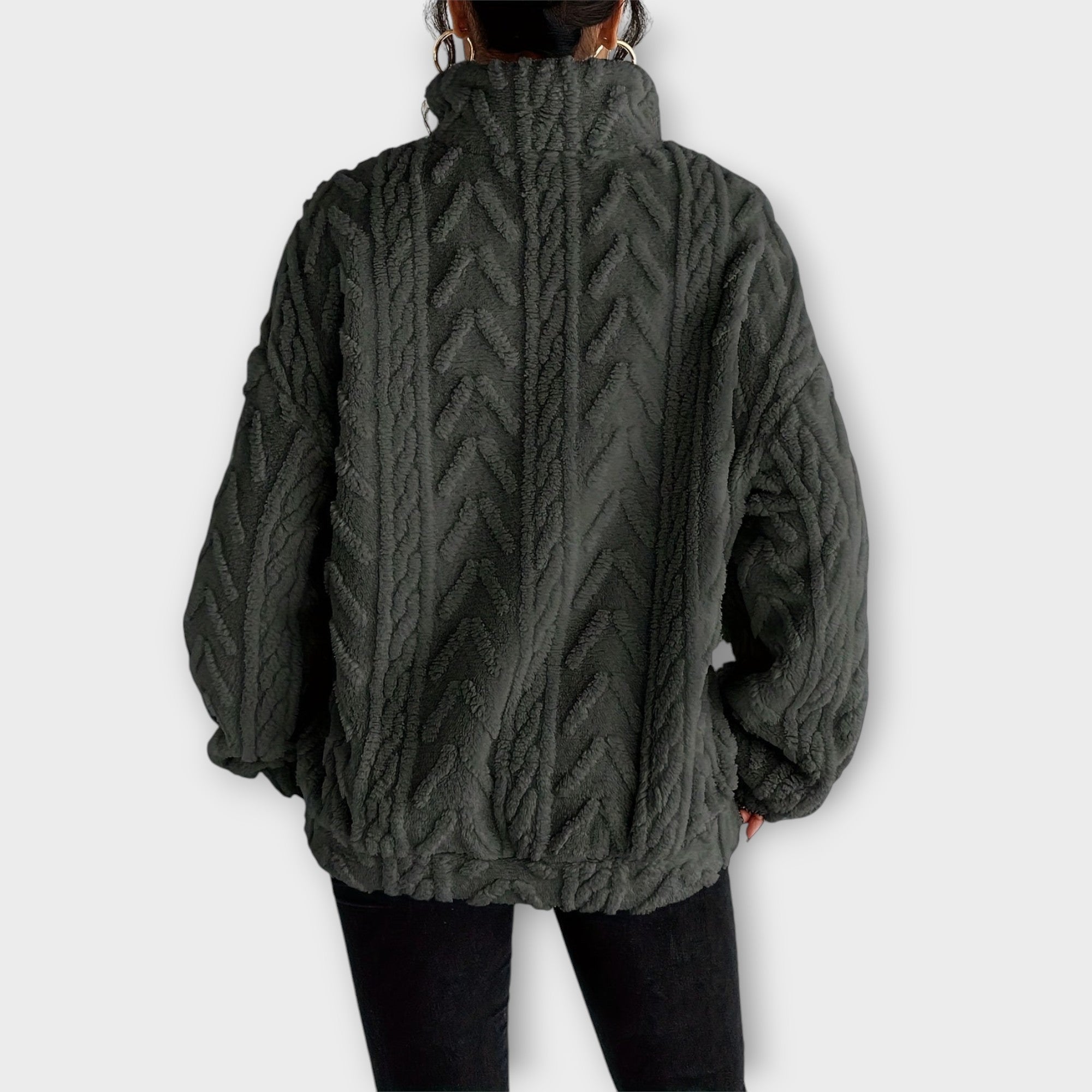 Nordiv™ | Braided Zip-Up Pullover