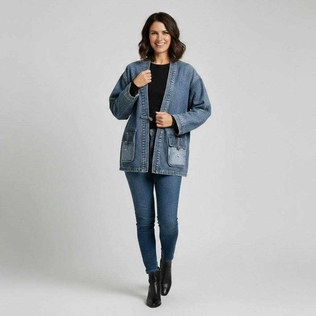 Talbot™ | Relaxed Denim Kimono