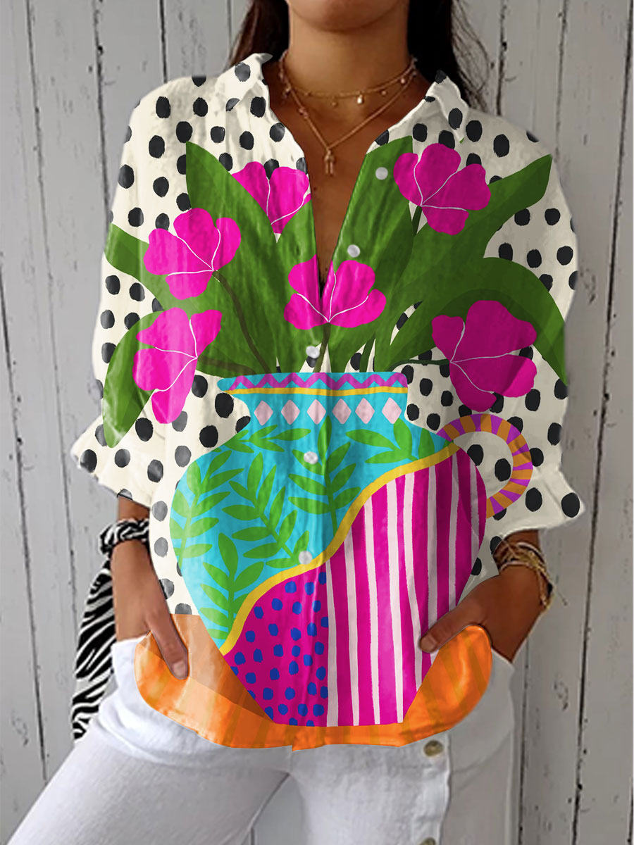 Talbot™| Blooming Vase Blouse