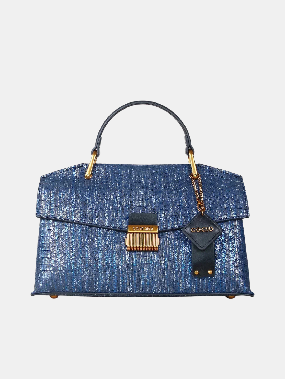 Clarissa Python Print Tote