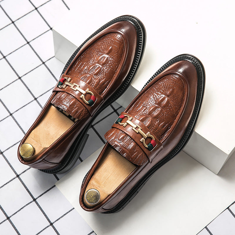Nordiv™ | Textured Leather Loafers