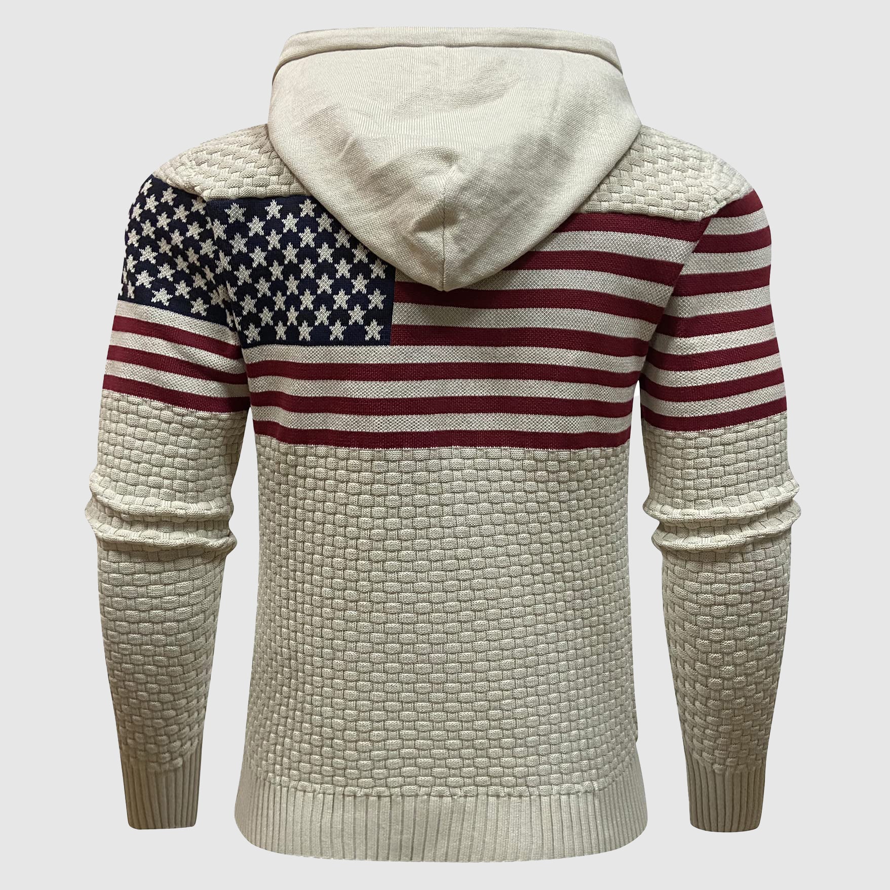 Alessandro Veneti Star & Stripe Pullover Hoodie