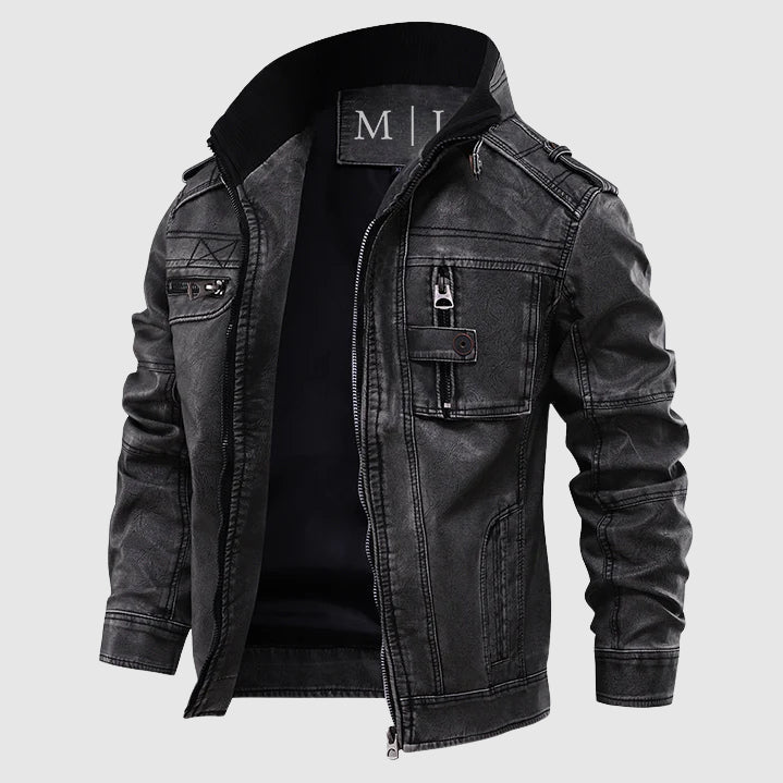 Alessandro Veneti Midnight Motorcycle Jacket
