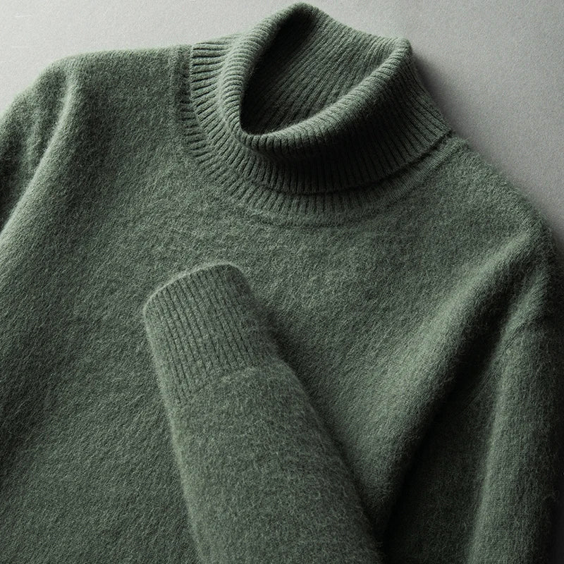 Cozy CloudSoft Turtleneck Knit Sweater
