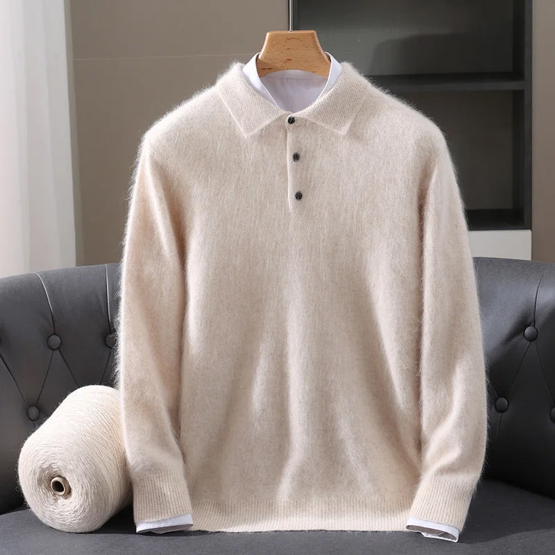 EverWarm Cashmere Polo Knit Sweater