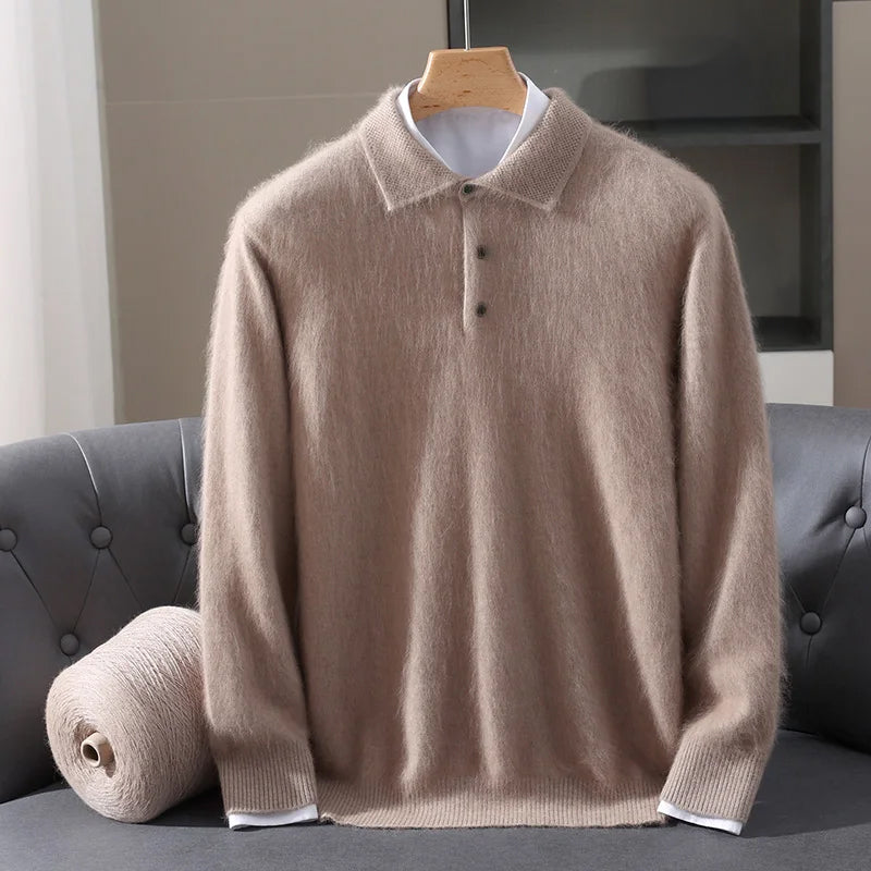 EverWarm Cashmere Polo Knit Sweater