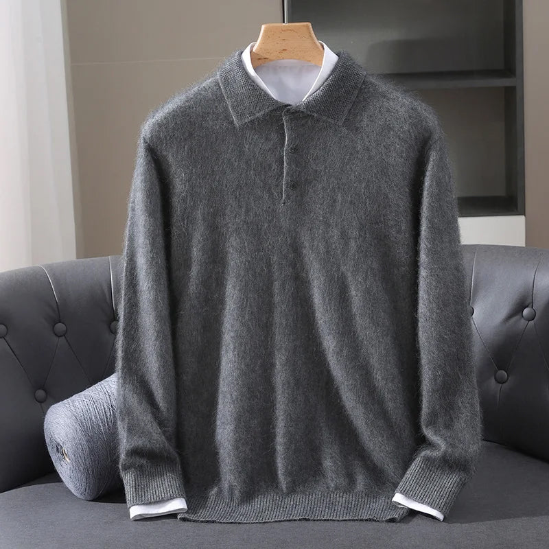 EverWarm Cashmere Polo Knit Sweater