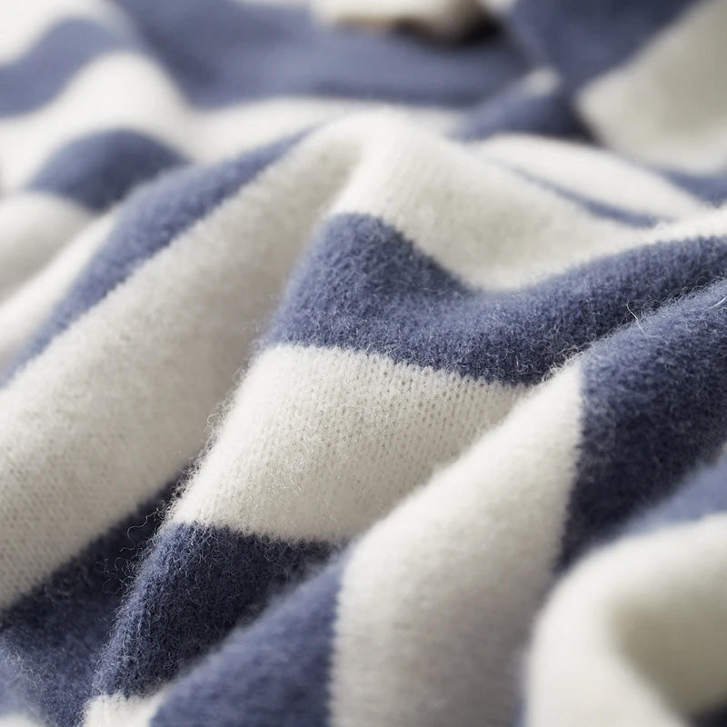 Striped Cashmere Sweater by François Blanchet