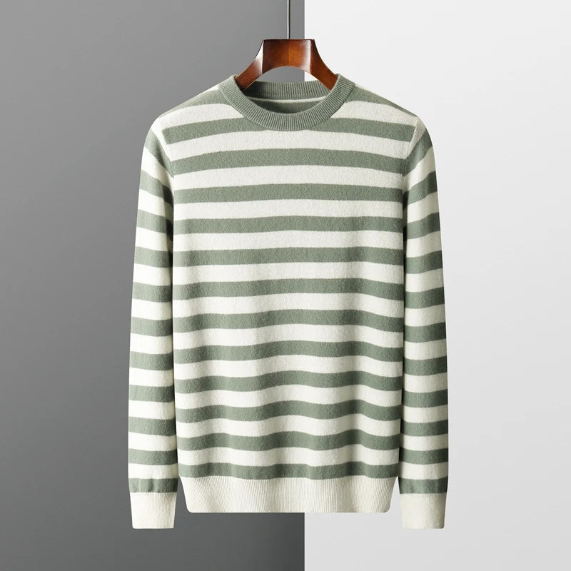 Striped Cashmere Sweater by François Blanchet