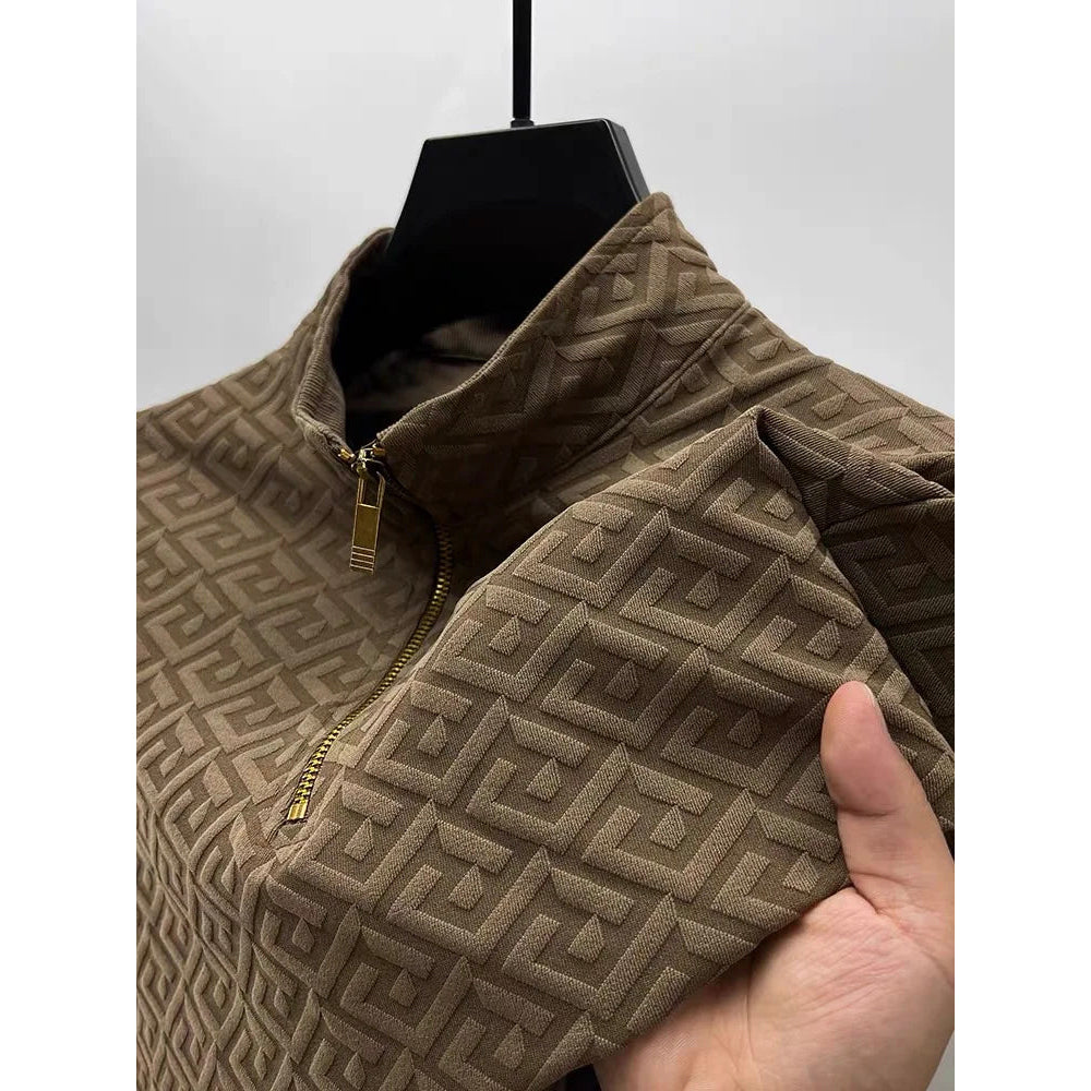 Lorenzo Vitali Luxe Jacquard Sweater