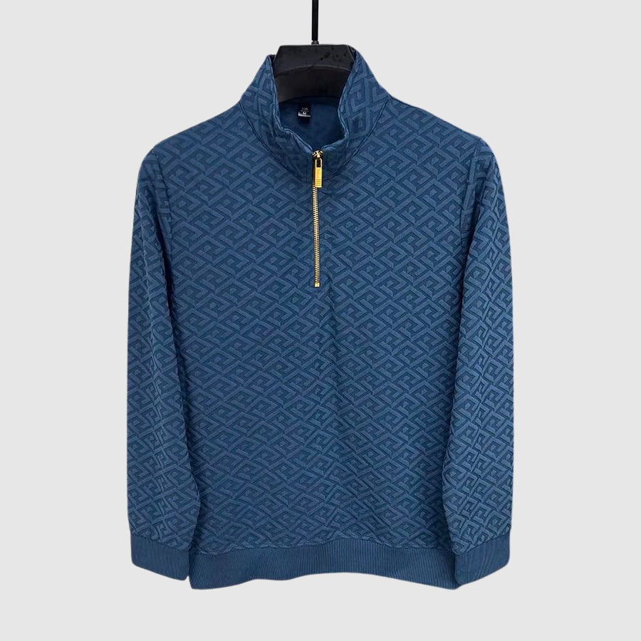 Lorenzo Vitali Luxe Jacquard Sweater