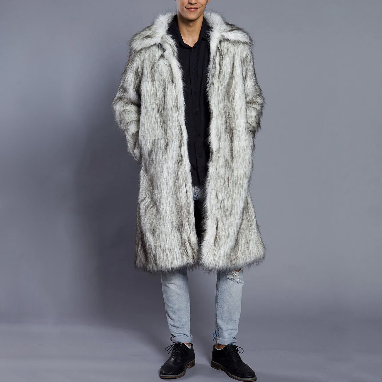 Lorenzo Vitali Luxurious Winter Fur Coat
