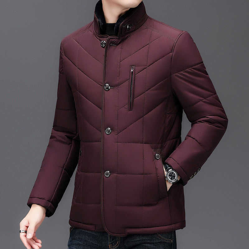 Men's Insulated Quilted Winter Coat