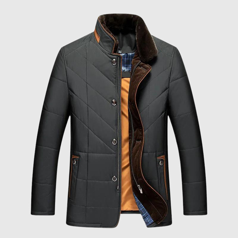 Men's Insulated Quilted Winter Coat