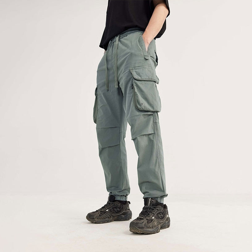 Nordiv™ | Retro Washed Cargo Utility Trousers