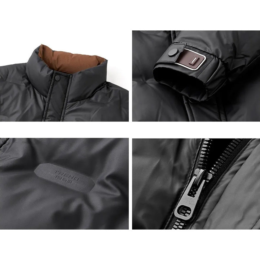 Contemporary Casual Thick Down Jacket for Men