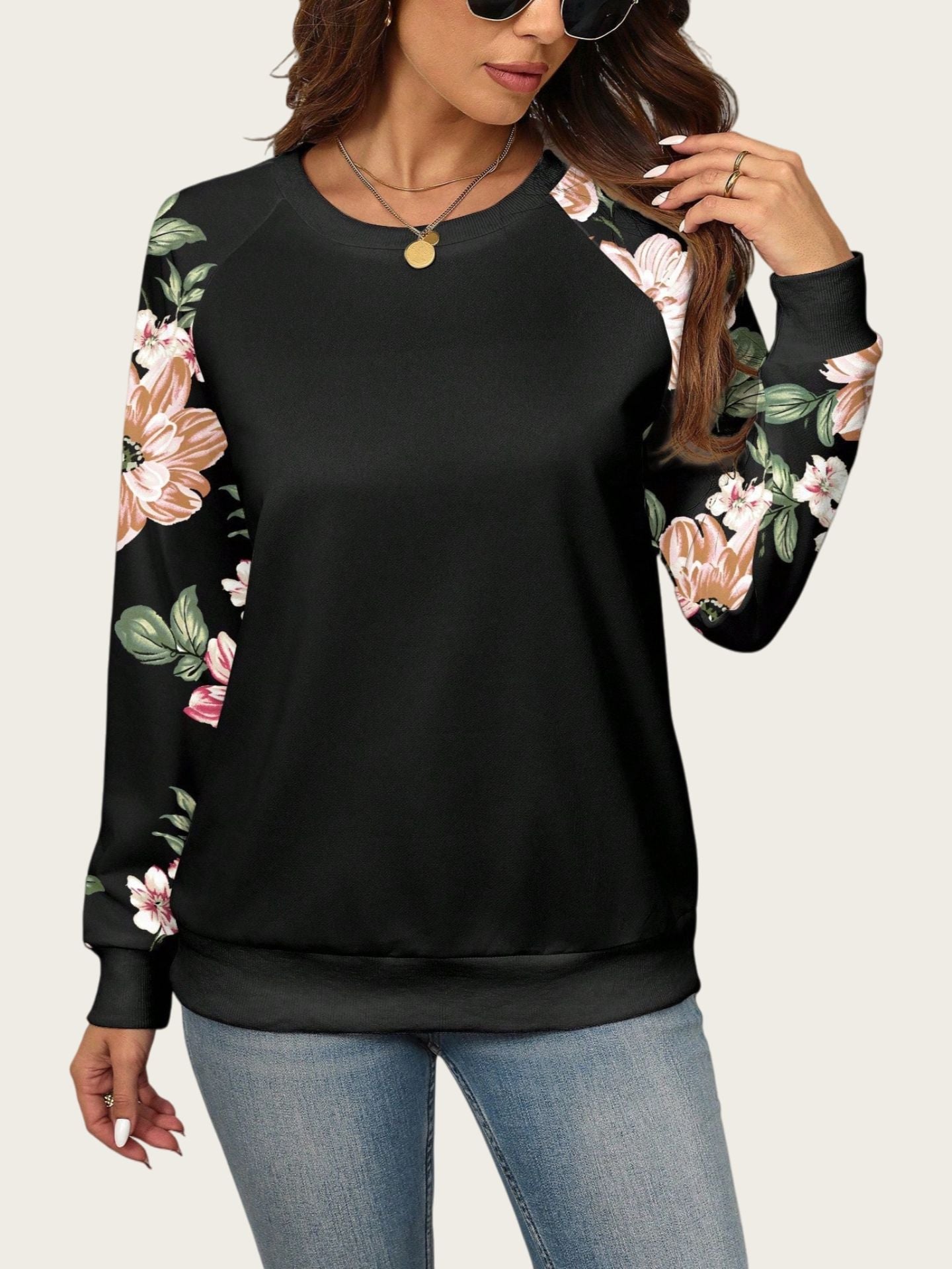 Talbot™ | Blossom Contrast Sweatshirt