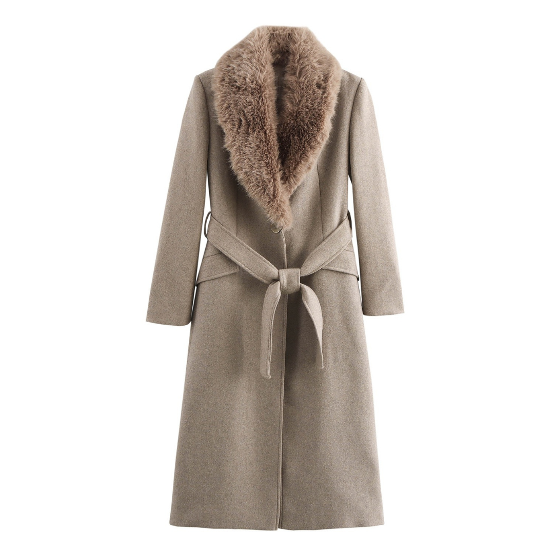 Talbot™ | Vienna Faux Fur Collar Coat