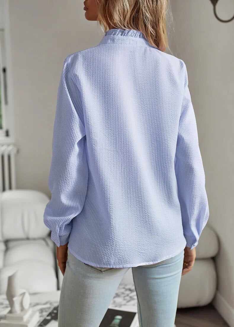 Talbot™ | Ruffle Long Sleeve Shirt
