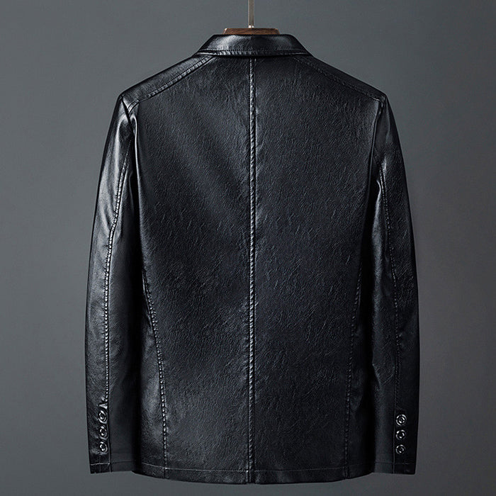 Roberto Russo Timeless Leather Jacket with Classic Cut