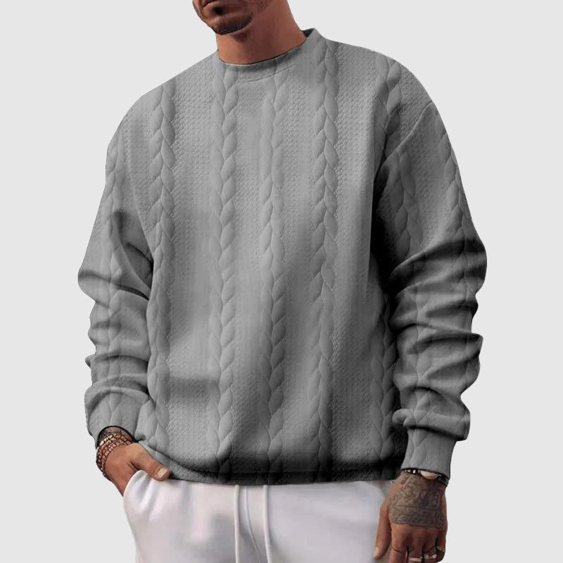 Roberto Russo Relaxed Fit Jacquard Sweatshirt