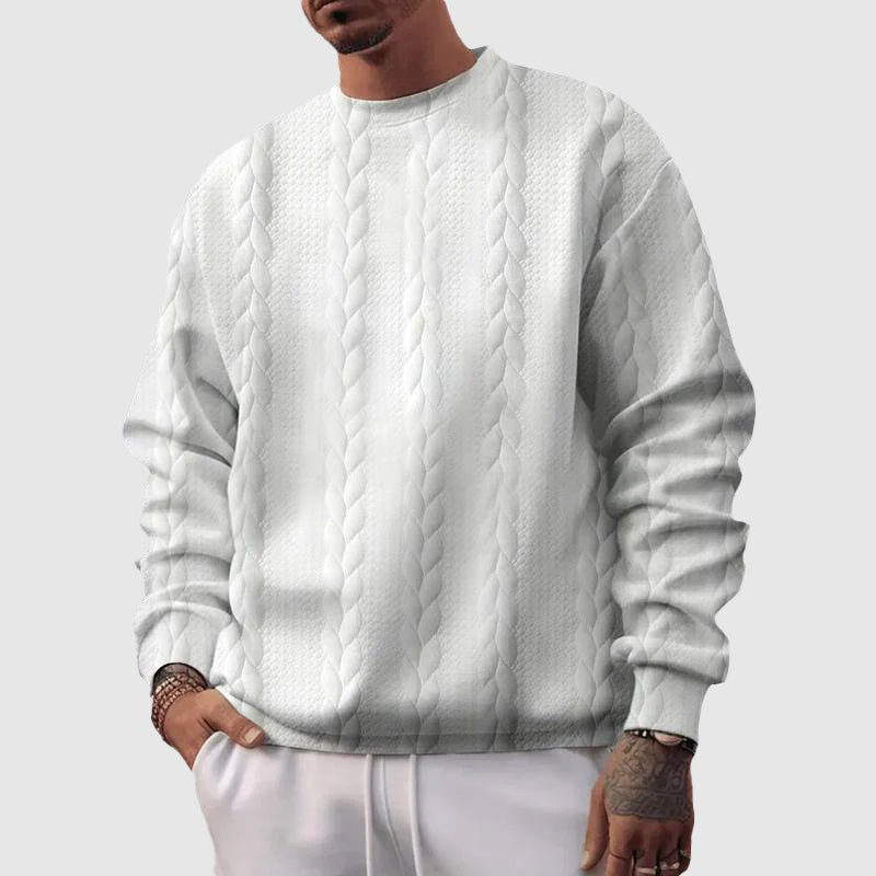 Roberto Russo Relaxed Fit Jacquard Sweatshirt