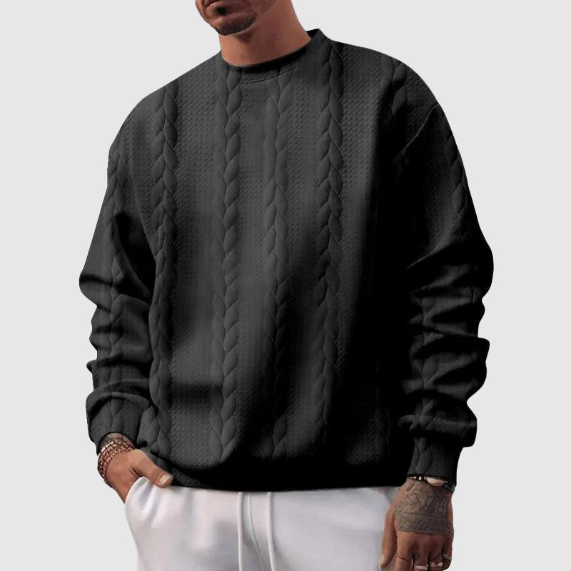 Roberto Russo Relaxed Fit Jacquard Sweatshirt