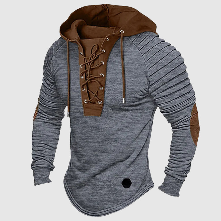 Nordiv™ | Hooded Lace-Up Sweater