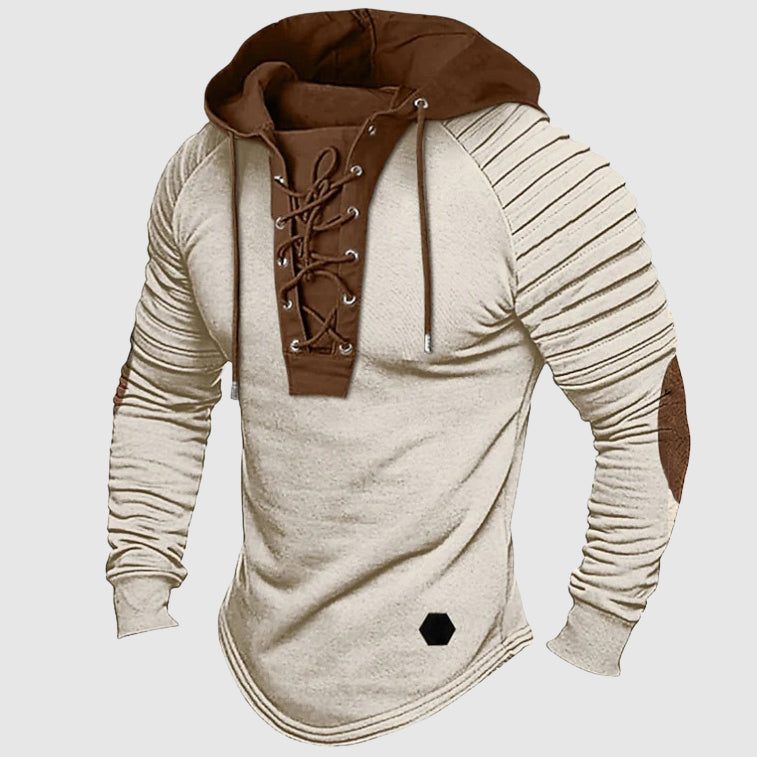 Nordiv™ | Hooded Lace-Up Sweater