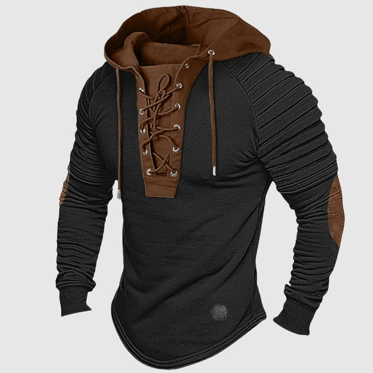 Nordiv™ | Hooded Lace-Up Sweater