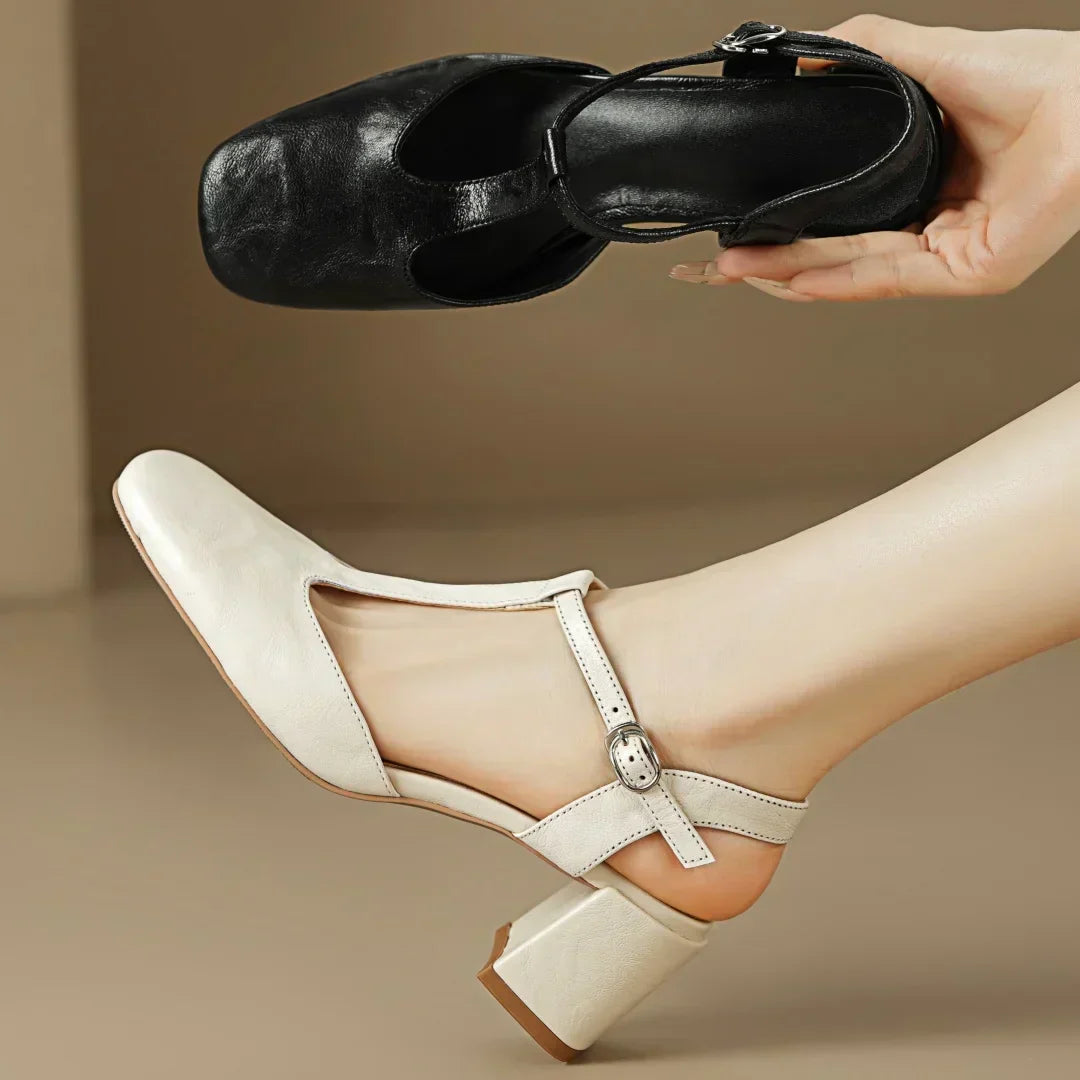 Talbot™| Beatrica Leather Mary Janes