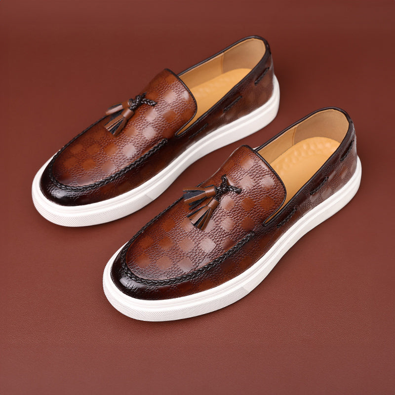 Nordiv™ | Textured Embossed Loafers