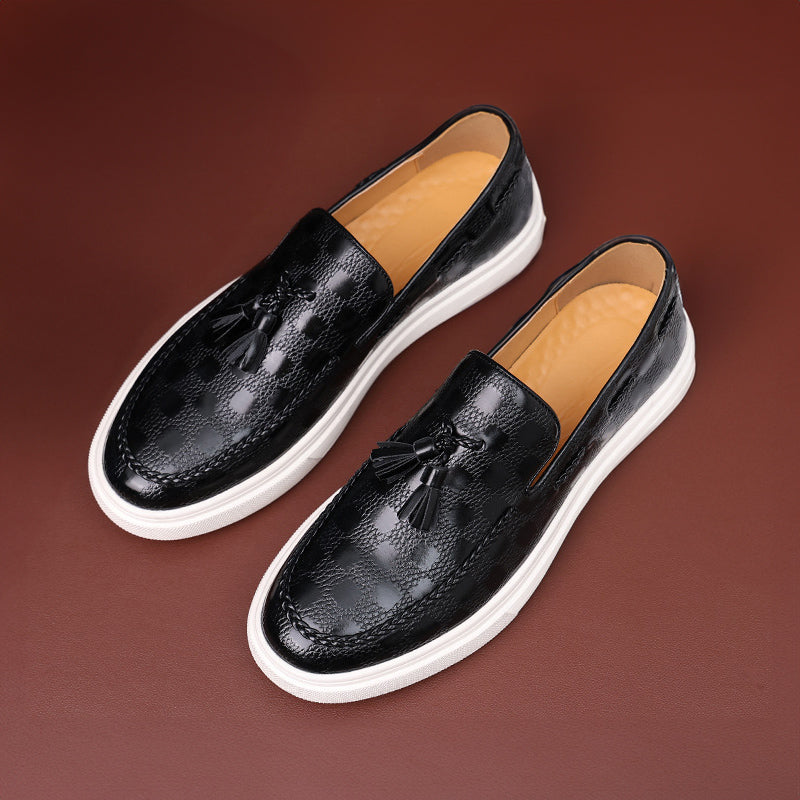 Nordiv™ | Textured Embossed Loafers
