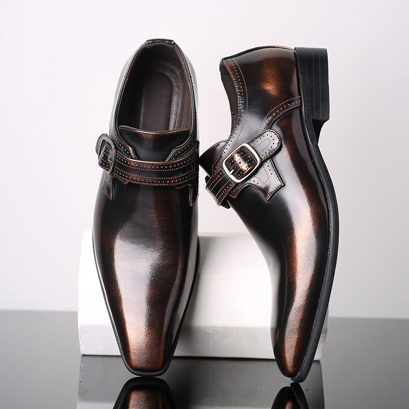 Nordiv™ | Glossy Monk Shoes