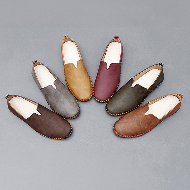 Nordiv™ | Santorini Leather Slip-On Shoes