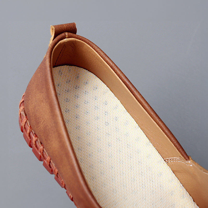 Nordiv™ | Santorini Leather Slip-On Shoes