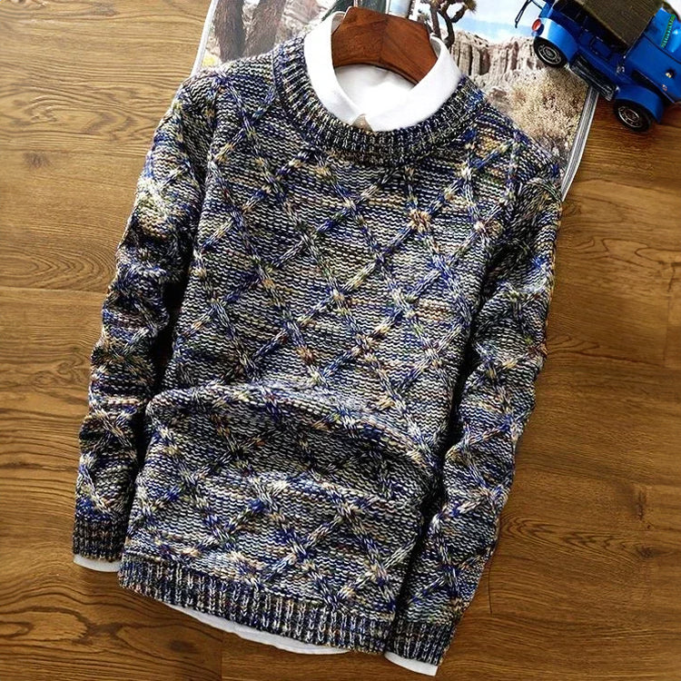 Theodore Willow Knit Wool Crewneck Sweater