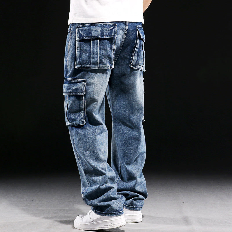 Nordiv™ | Urban Oversized Cargo Denim Pants