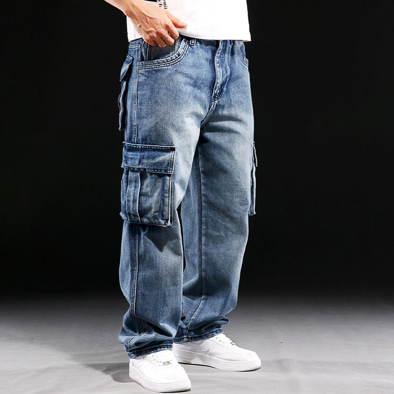 Nordiv™ | Urban Oversized Cargo Denim Pants