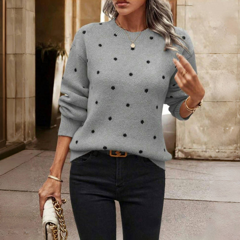 Nordiv™ | Polka Dot Knitted Sweater