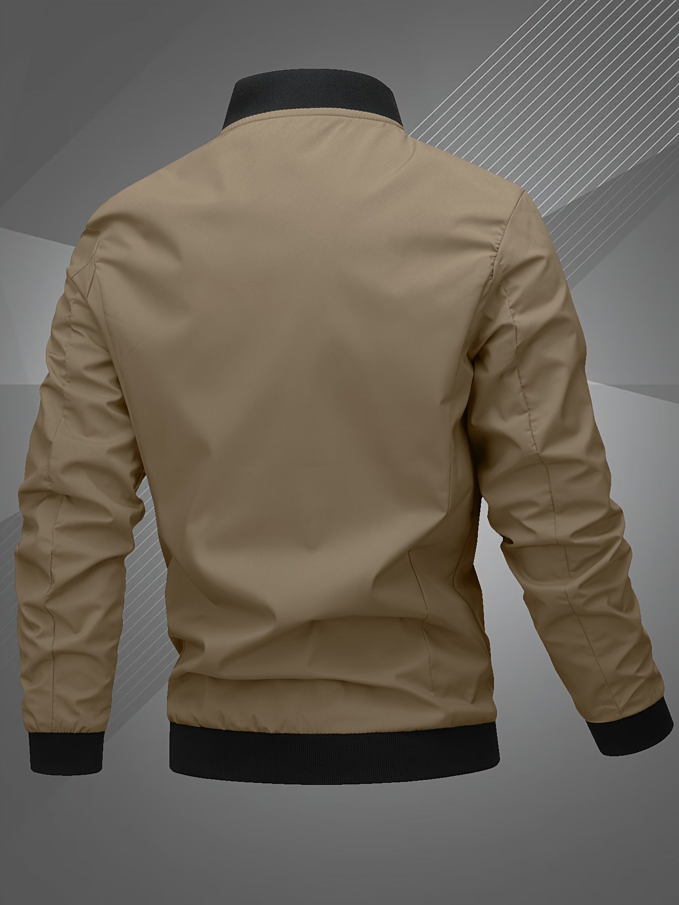 Harm | Casual Bomber Jacket with Long Sleeves