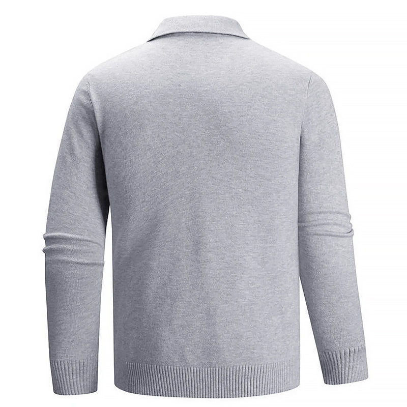 Nordiv™ | Polo Collar Elegant Knit Sweater