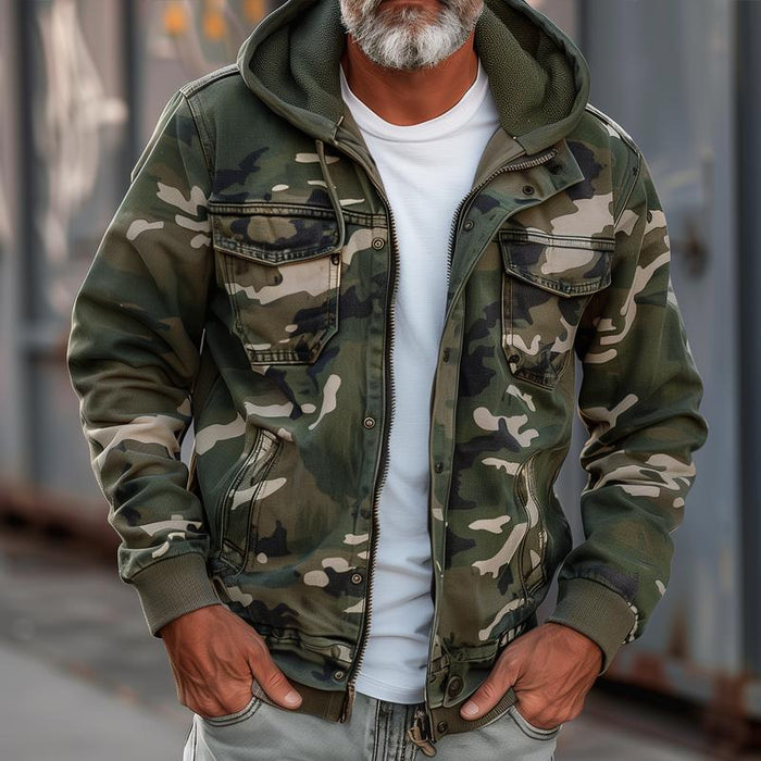 Sami | Jacket with Camouflage Pattern