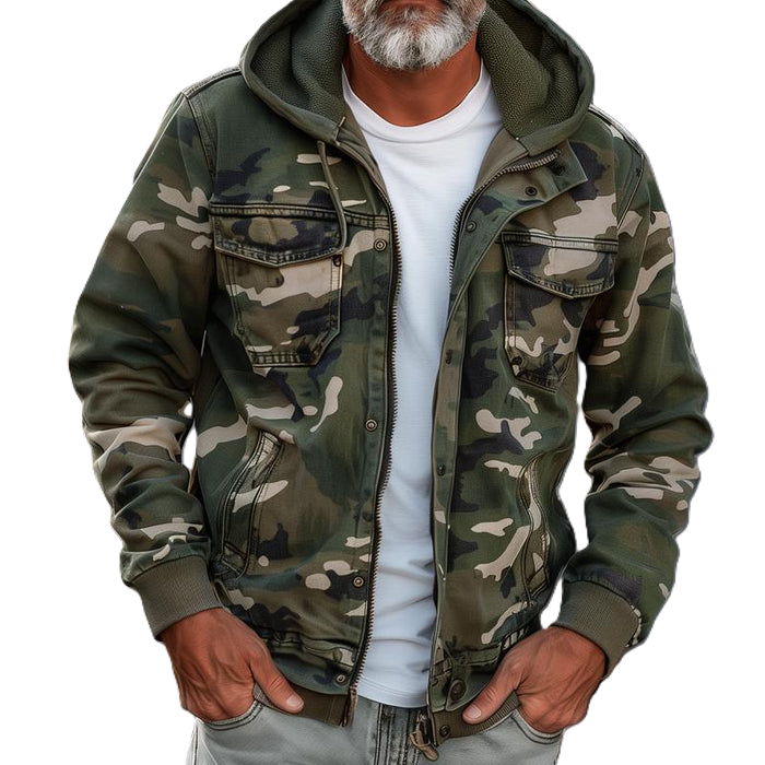 Sami | Jacket with Camouflage Pattern