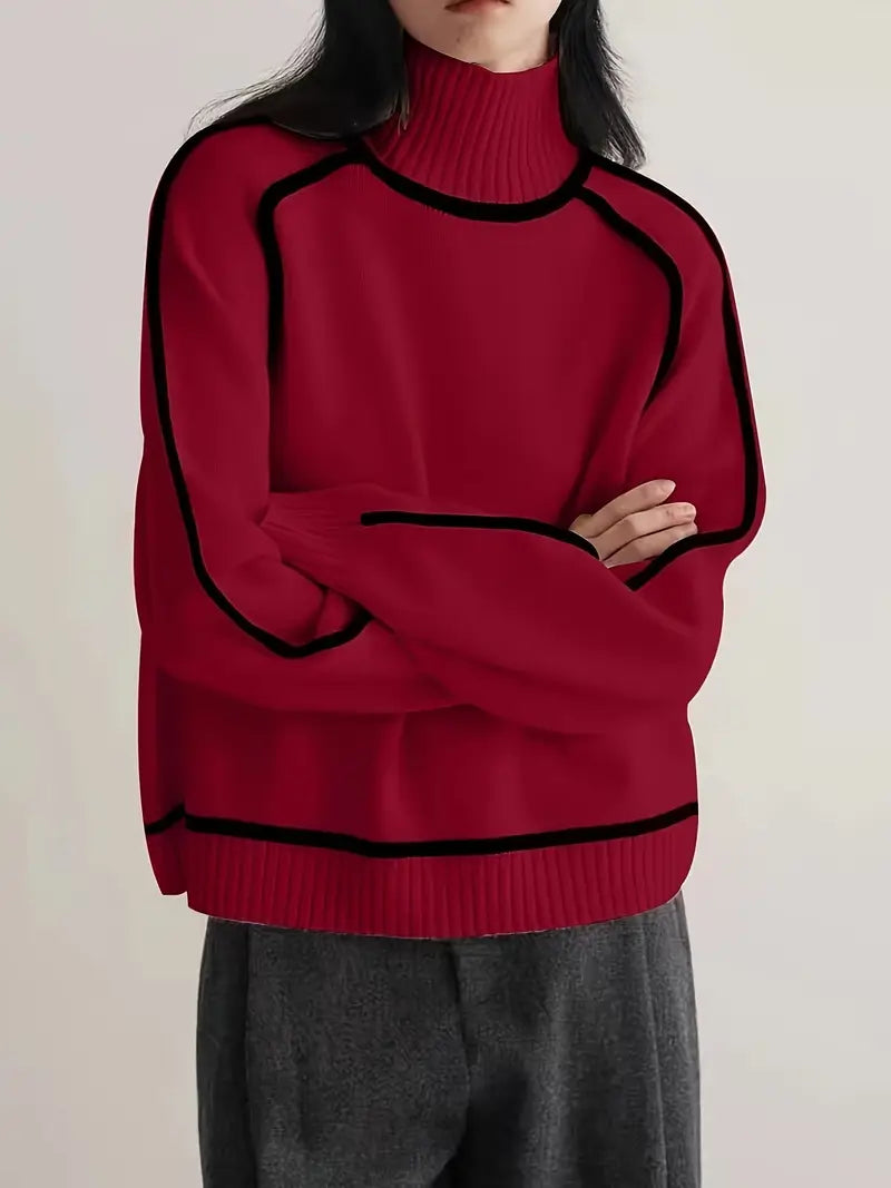 Evie™ – Elegant Turtleneck Sweater for Timeless Sophistication