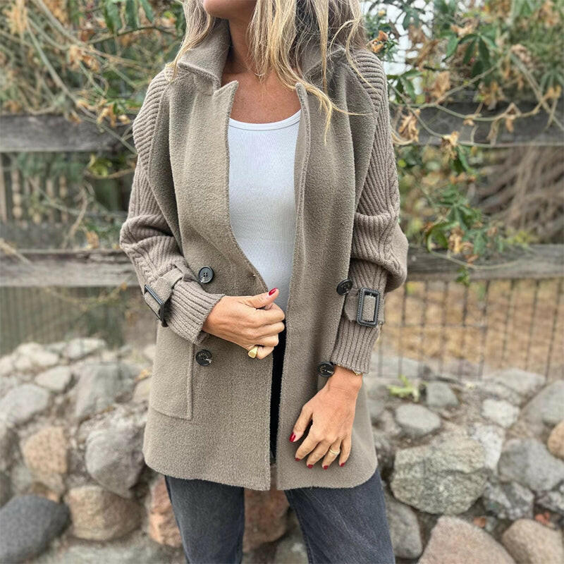 Nordiv™ | Mid-Length Double-Breasted Coat