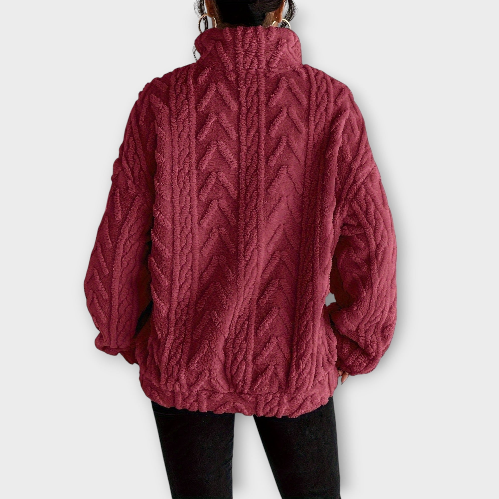 Nordiv™ | Braided Zip-Up Pullover