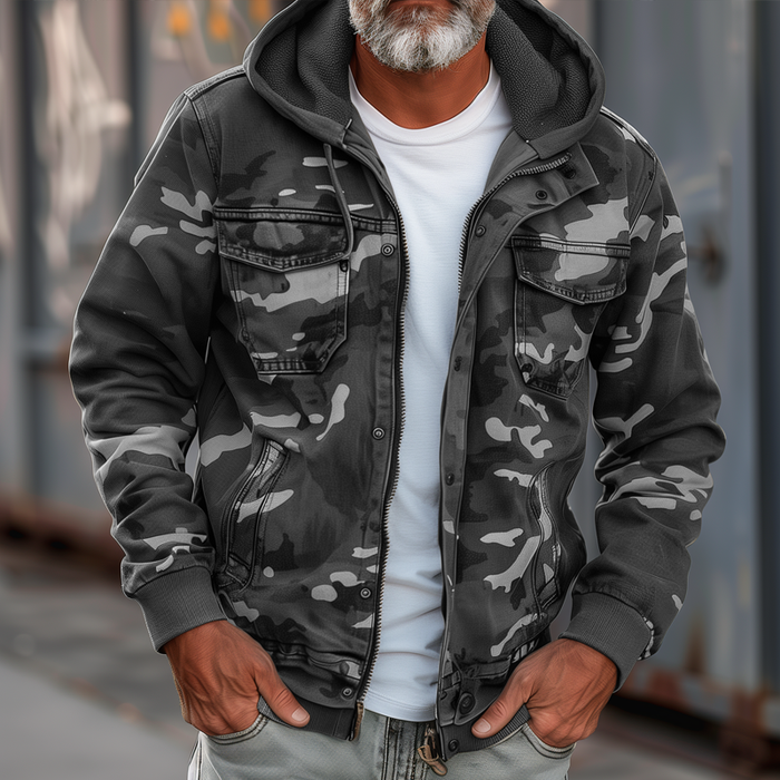Sami | Jacket with Camouflage Pattern