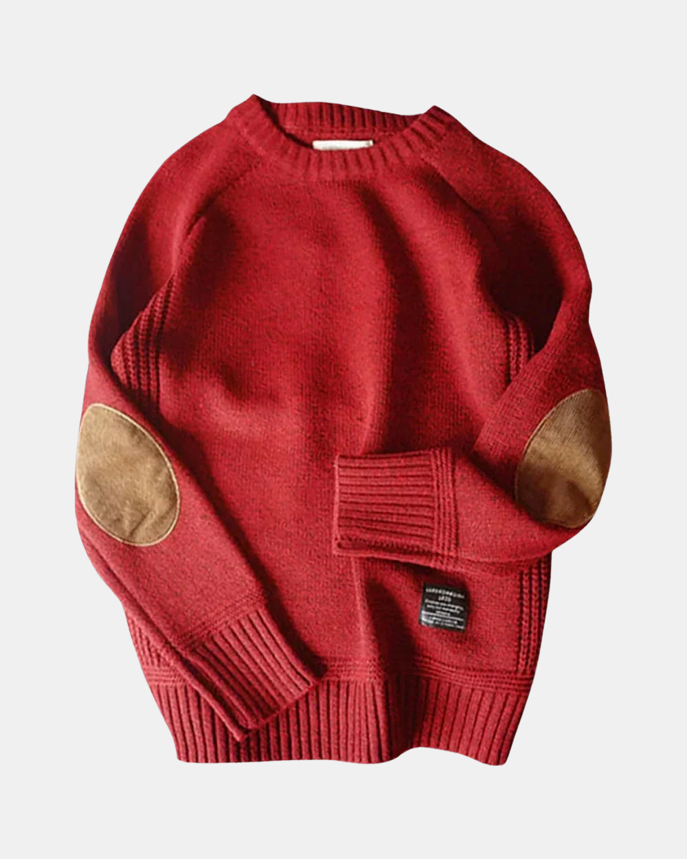 Henry - Wool Sweater with Elbows